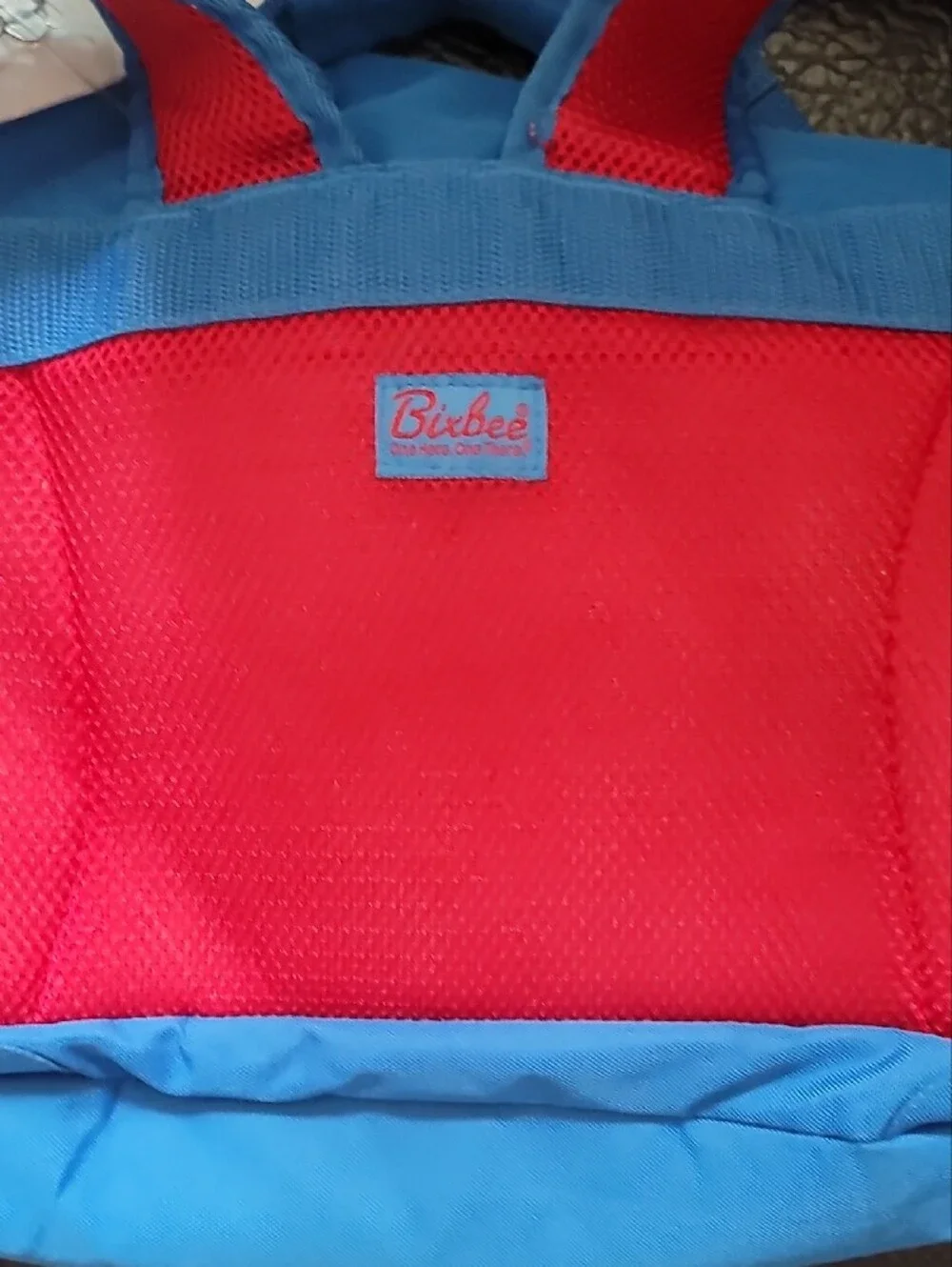 Bixbee Cute Rocketflyer Blue and Red Airplane Backpack